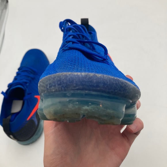 Nike Air VaporMax Flyknit 2 Racer Blue Orange 942842-400 Men’s Size 10 - Picture 15 of 15